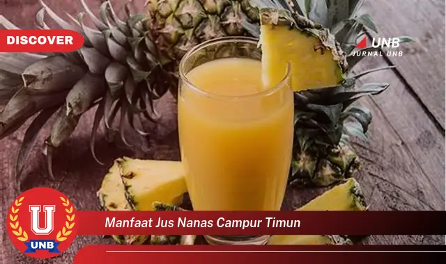 manfaat jus nanas campur timun