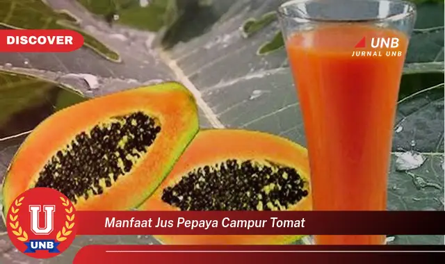 manfaat jus pepaya campur tomat