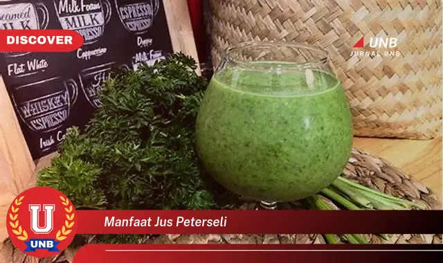 manfaat jus peterseli