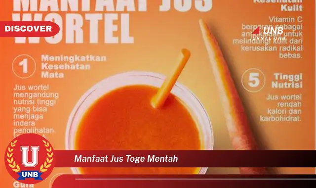 manfaat jus toge mentah