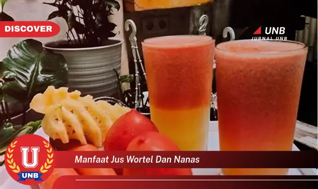 manfaat jus wortel dan nanas