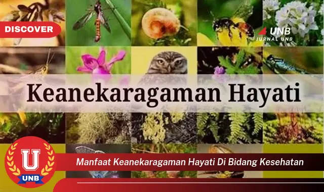 manfaat keanekaragaman hayati di bidang kesehatan