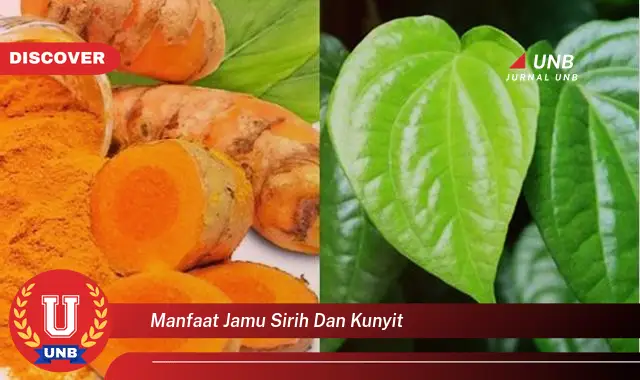 manfaat jamu sirih dan kunyit manfaat jamu sirih dan kunyit