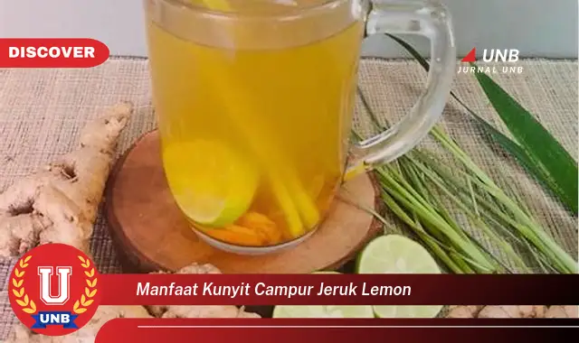 manfaat kunyit campur jeruk lemon