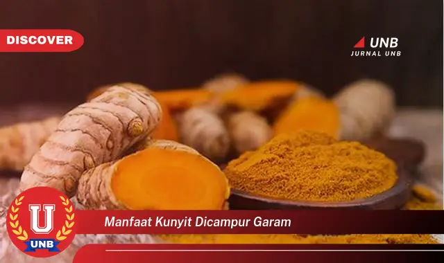 manfaat kunyit dicampur garam