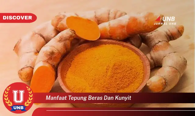 manfaat tepung beras dan kunyit