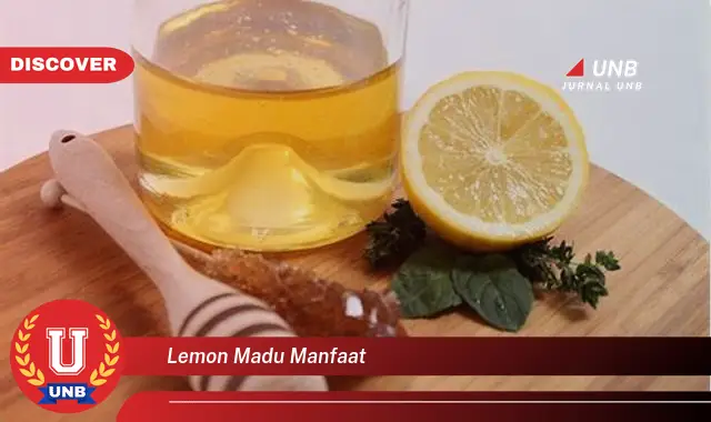 lemon madu manfaat