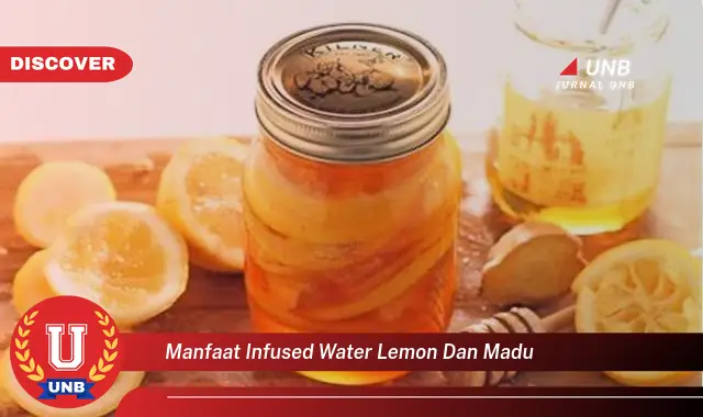 manfaat infused water lemon dan madu