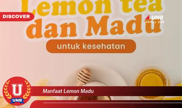 manfaat lemon madu