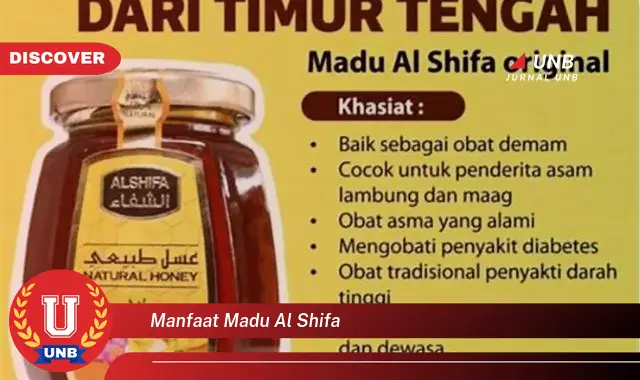 manfaat madu al shifa