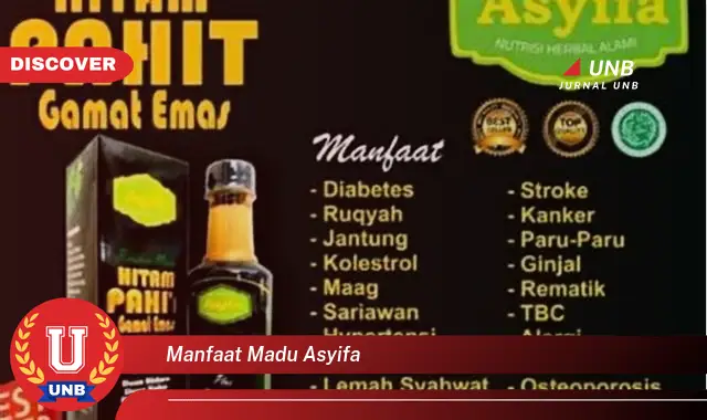 manfaat madu asyifa