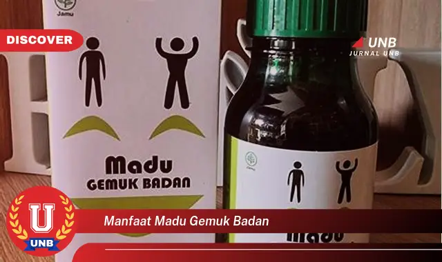 manfaat madu gemuk badan