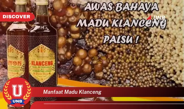 manfaat madu klanceng