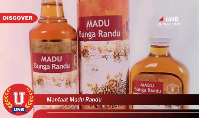 manfaat madu randu