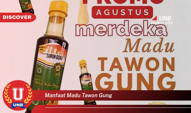 manfaat madu tawon gung