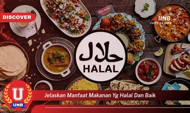 jelaskan manfaat makanan yg halal dan baik