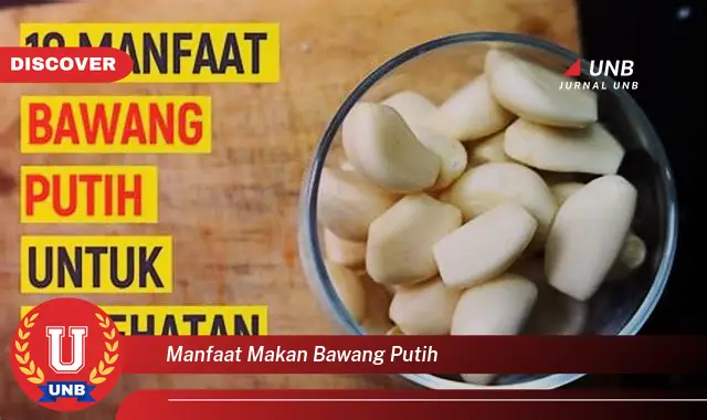 manfaat makan bawang putih