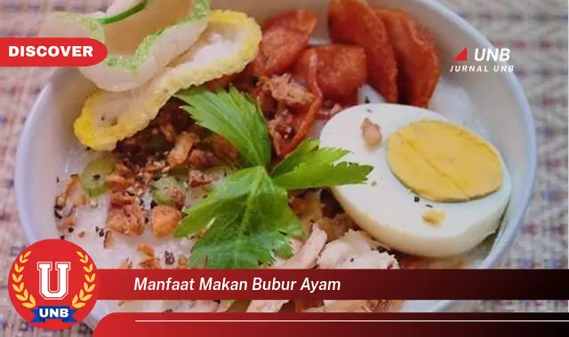 manfaat makan bubur ayam