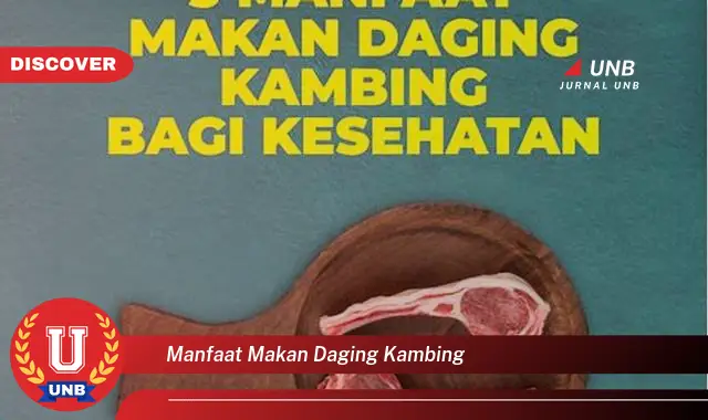 manfaat makan daging kambing