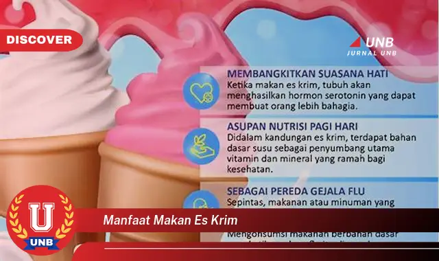 manfaat makan es krim