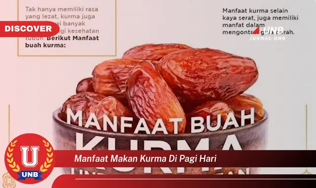 manfaat makan kurma di pagi hari