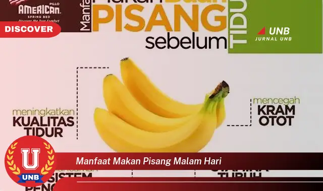 manfaat makan pisang malam hari