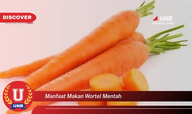 manfaat makan wortel mentah