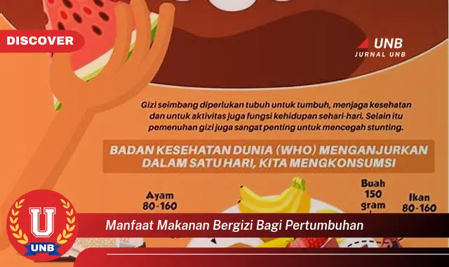 manfaat makanan bergizi bagi pertumbuhan