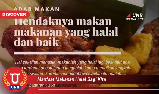 manfaat makanan halal bagi kita manfaat makanan halal bagi kita