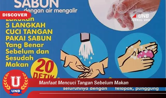 manfaat mencuci tangan sebelum makan