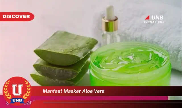 manfaat masker aloe vera
