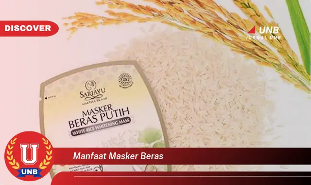 manfaat masker beras