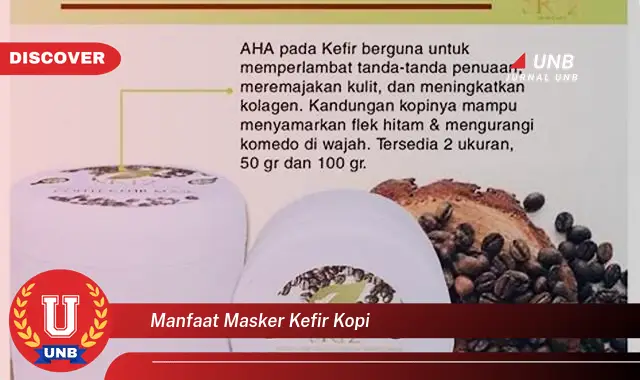 manfaat masker kefir kopi