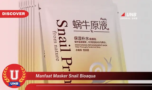 manfaat masker snail bioaqua