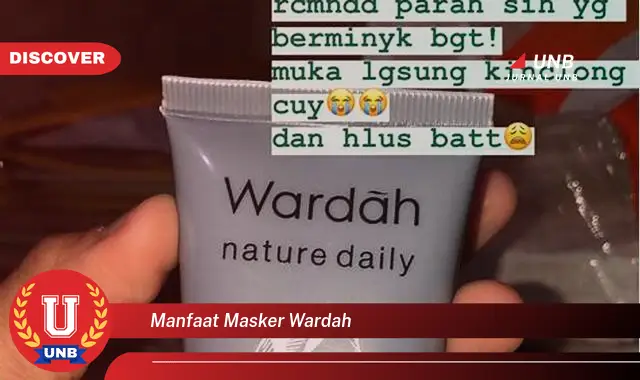 manfaat masker wardah