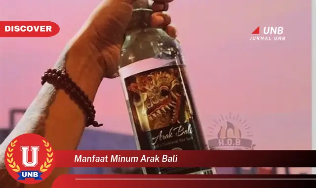 manfaat minum arak bali manfaat minum arak bali