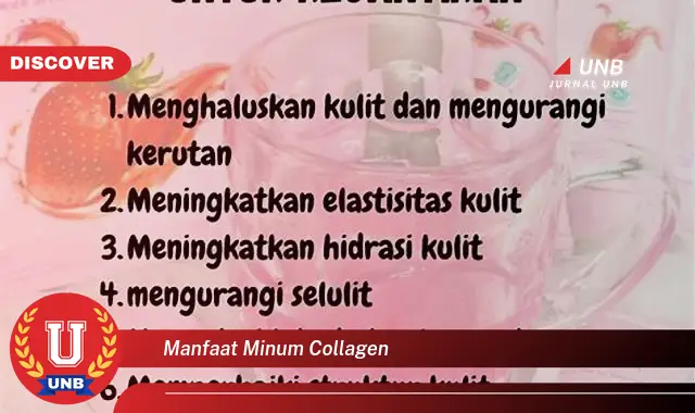 manfaat minum collagen manfaat minum collagen