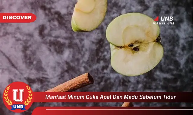 manfaat minum cuka apel dan madu sebelum tidur