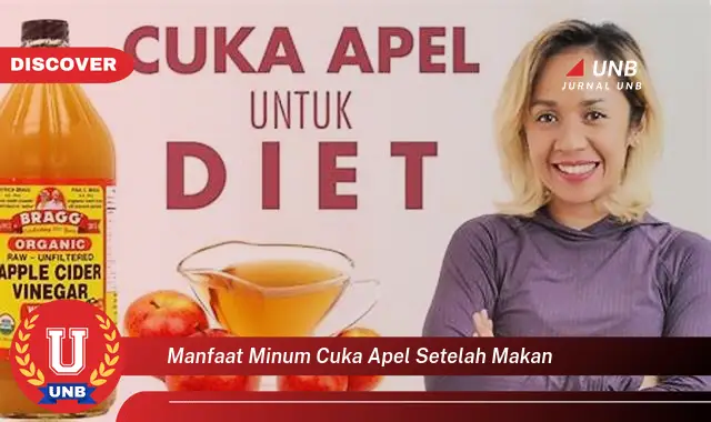 manfaat minum cuka apel setelah makan manfaat minum cuka apel setelah makan