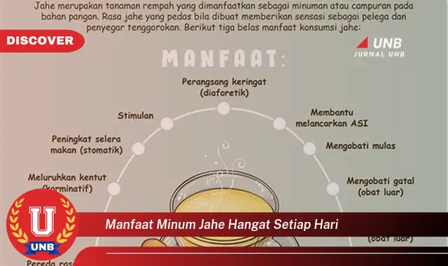 manfaat minum jahe hangat setiap hari