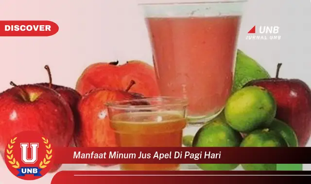 manfaat minum jus apel di pagi hari