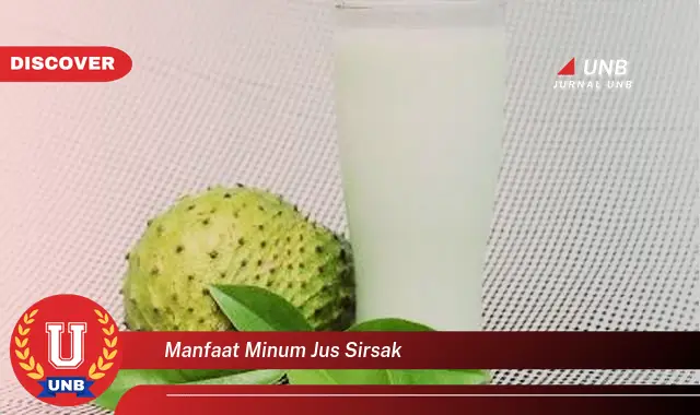 manfaat minum jus sirsak