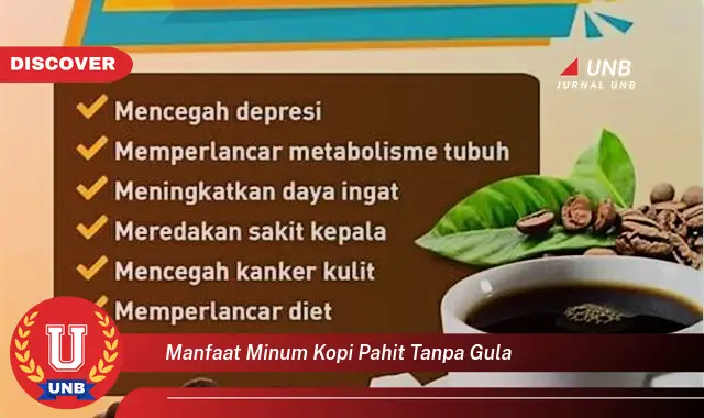 manfaat minum kopi pahit tanpa gula