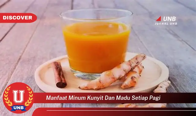 manfaat minum kunyit dan madu setiap pagi