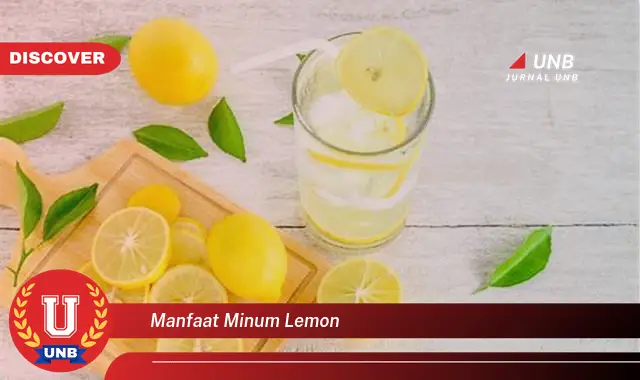 manfaat minum lemon