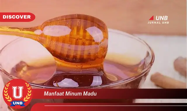 manfaat minum madu