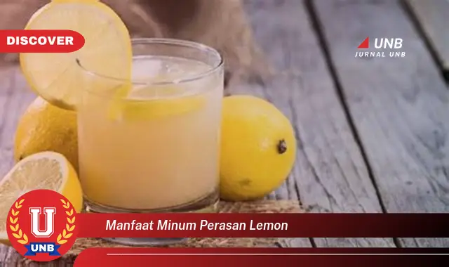 manfaat minum perasan lemon