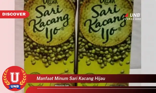 manfaat minum sari kacang hijau