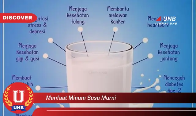 manfaat minum susu murni