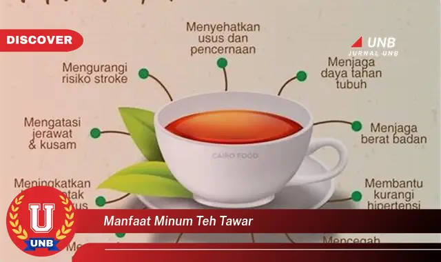 manfaat minum teh tawar